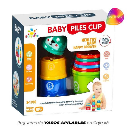 JUGUETE DE VASOS APILABLES